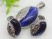 starfish fully hand-made Murano colored foil leaf Sterling Silver Crystal Beads