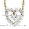 Customizable stylish durable Girls 316L Sterling Silver flower Initial Charms for engagement