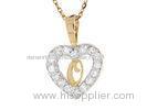 Classical lovely heart Jewelry Various large sterling silver initial charms for children