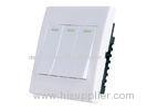 3 Gang RF Remote Control Light Switches For Home Single Wire