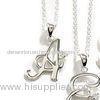 SGS vavious fashion Plating platedinto 925 sterling silver initial charms