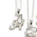 SGS vavious fashion Plating platedinto 925 sterling silver initial charms