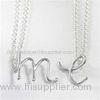 OEM 9999 Silver 26 Letters Metal Sterling Silver Initial Charms Letter Charms