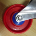 4 inches red PP swivel bracket industrial casters