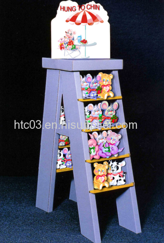 Retailer paper display shelf