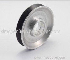 Ceramic Coating Aluminum Idler Pulley D110*H20 For Drawbench
