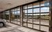 Electric Industrial Sectional Door Transparent For Window Decorating