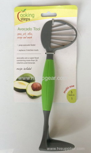 Plastic kitchen fruit vegetable tool Avovado Pitter