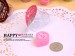 jelly / lovely / heart-shaped / fruit color eraser