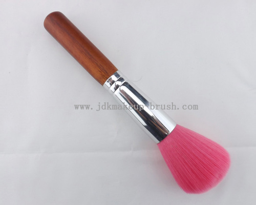 Pink synthetic hair blush brush
