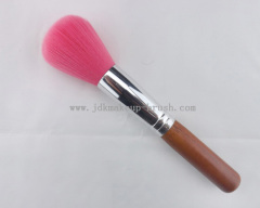 Pink synthetic hair blush brush