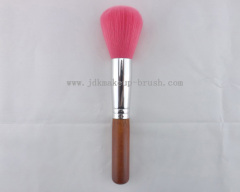 Pink synthetic hair blush brush