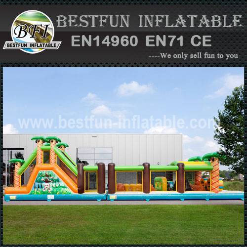 Giant cheap adult inflatable obstacle course