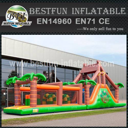 Inflatable Obstacle Course Jungle 17.3M