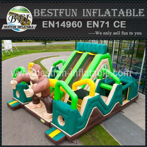 Safari Inflatable Challenge Obstacle Course