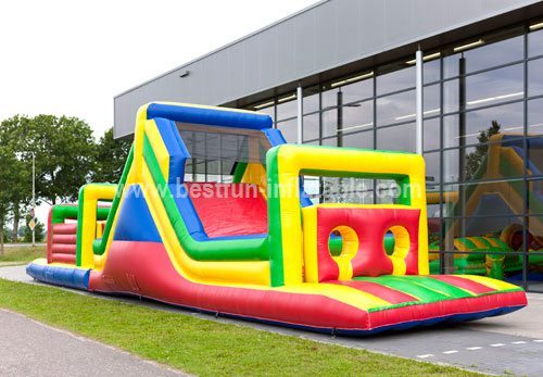 Attractive inflatable obstacle course