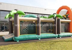 Commercial PVC inflatable obstacle combination