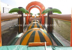 Commercial PVC inflatable obstacle combination