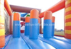 Inflatable shark adventure obstacle sport games