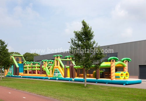 Mega Inflatable Sports Obstacle Course