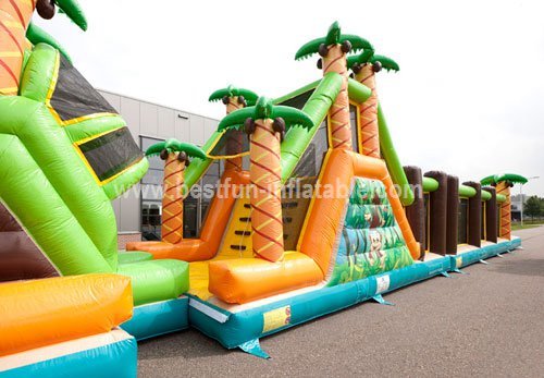 Mega Inflatable Sports Obstacle Course