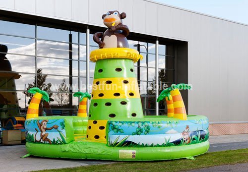 Pop commercial inflatable climbing tower