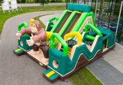 Safari Inflatable Challenge Obstacle Course