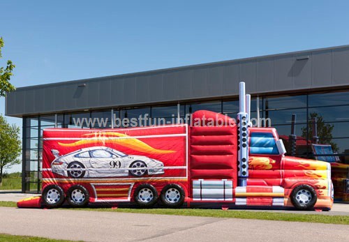 Storm Track Truck Inflatable Obstacle Course