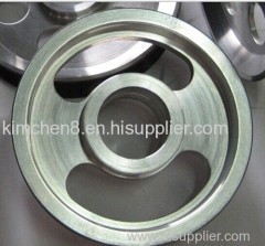 Ceramic Coating Aluminum Idler Pulley D87*H21 For wire cable machine