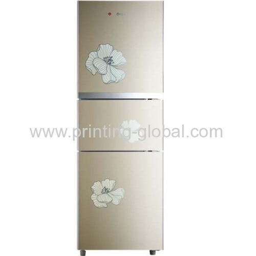 Heat transfer film for fridge surface with vivid pattern
