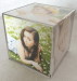 Clear cube photo case