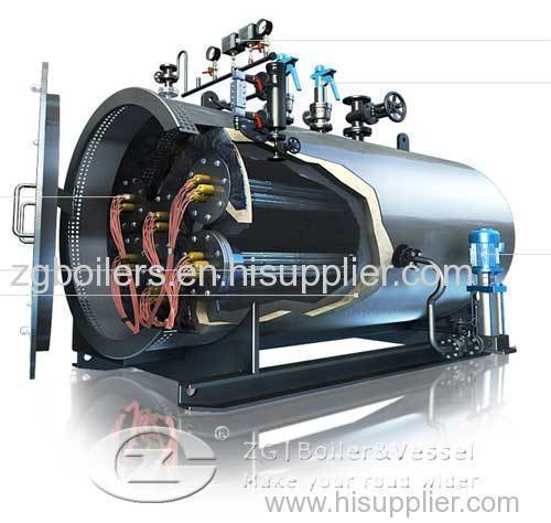 gas fired hot water boiler