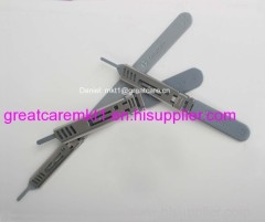 Safety Scalpel Handle(Stainless Steel)