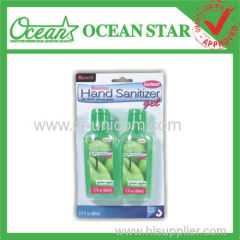 60ML*2pk waterless hand sanitizer gel