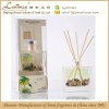 Home fragrance reed diffuser/ reed diffuser with stone in glass bottle