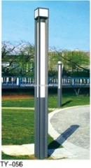 outdoor led garden light with high lamppost