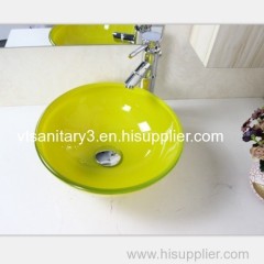 foiled glass basin foiled glass sink