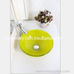 foiled glass basin foiled glass sink