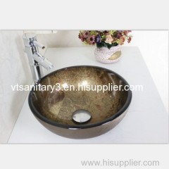 thermal glass basin glass vessel sink