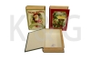 Book Shape Paper Box Set Santa