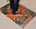 Fabric Surface Kids Rubber Floor Carpet Customized Shape / Design For Home