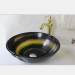 Pedestal glass basin pedestal tempered glass basin vanity