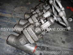 Y type Forged Globe Valve