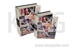 Book Shape Paper Box Set Movie Star