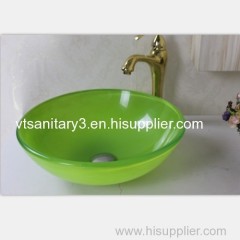 washing basin with bathroom faucet