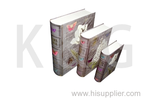 Book Shape Paper Box Set Butterfly