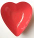 Plastic heart shape fruit bowl