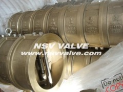 Ni-Al-Bronze Dual Plate Swing Check Valve