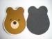 Ashtray promotional Lycra Cloth + Soft Gel + PU Plastic EVA mouse mat wrist support