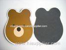 Ashtray promotional Lycra Cloth + Soft Gel + PU Plastic EVA mouse mat wrist support